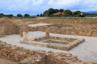 Paphos, Yunanistan, Paphos Arkeoloji Parkındaki Antik Kalıntılar, 20.11.2024