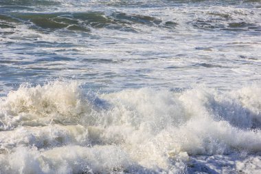 Kıyıya Güçlü Dalgalar Düştü, Paphos, Kıbrıs, 24,11.2024