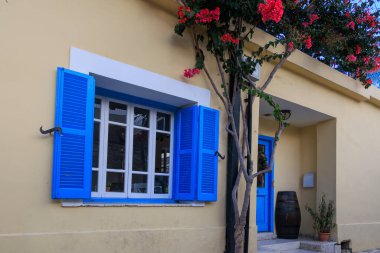 Kıbrıs Rum Kesimi, Yunanistan, Lefkara adasındaki Lefkara eski kasabasında Noel süslenmiş caddeler, 19.11.2024