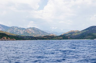 Sagone yakınlarındaki deniz manzarası Fransa Korsika Sagone 19 Haziran 2025