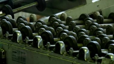 Endüstriyel cam makineleri yakın plan
