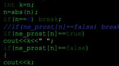  Programlama dilinde kod