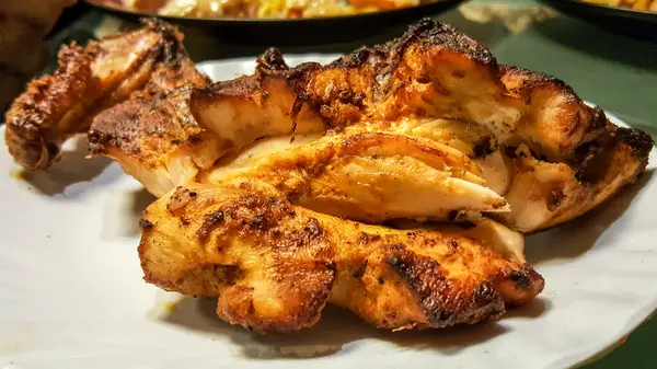 Yummy Grilled Chicken Tikka Chest Piece, Mostly eat in India and Pakistan.