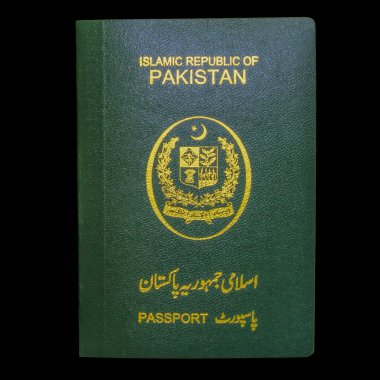 Siyah Özgeçmişi olan tek Pakistan pasaportu. 