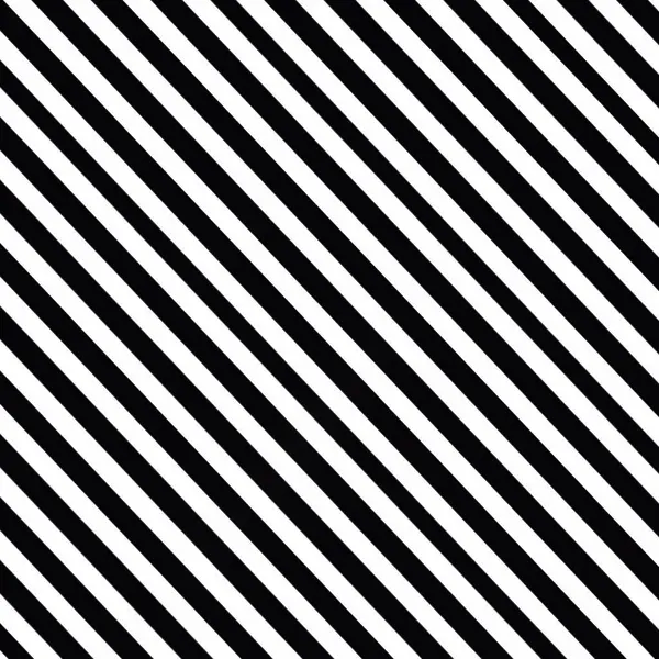 Diagonal lines stripes pattern. Black lines on white background. Simple repeat ornament. Vector illustration.