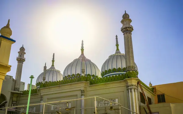 Image of a Mosque with Different Perspective, which was situated in Khairpur, Muslims Prayer area.
