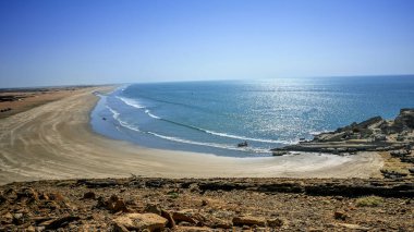 Sabah HD duvar kağıdındaki Ormara Sahili. Gwadar, Pakistan