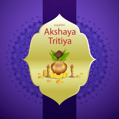 Background for Happy Akshay Tritiya religious festival of India celebration