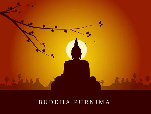 นหล งพระพ ทธเจ Purnima — ภาพถ่ายสต็อก
