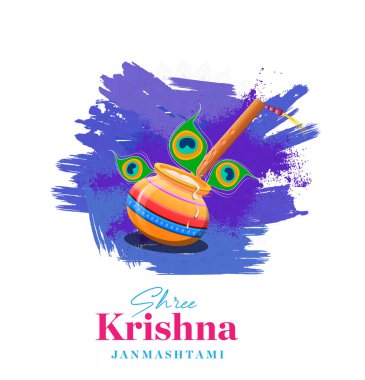 Mutlu Krishna Janmashtami kutlamaları.