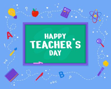 Dünya Öğretmenler Günü 5 Ekim. Öğrenciler öğretmenlerini sarı çiçek buketiyle selamlıyorlar. Sınıfta öğretmen eğitmeni. En sevdiği öğretmeni olan ilkokul çocukları.