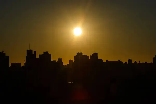 stock image Beautiful sunset in the city of Campinas, in the State of So Paulo, Brazil.