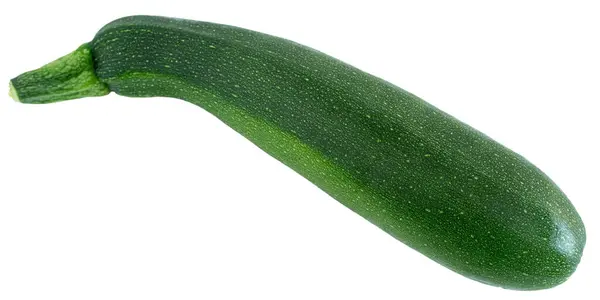 Very Fresh Courgette White Background Product Isolated Background — Stock Photo, Image
