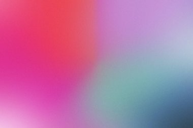 Pembe ve mavi gradyanı olan renkli soyut bir tablo. Renkler canlı ve fırça darbeleri görülebilir. Resme dinamik ve enerjik bir his veriyor.