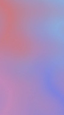 Turuncu, mor, pembe ve mavi renklerle hareket eden arka plan. Derece, sıvı ve akışkan renklerle düzgün bir animasyon. Dikey video.