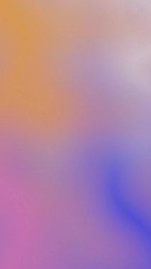 Turuncu, mor, pembe, mavi ve beyaz renklerle hareket eden arka plan. Derece, sıvı ve akışkan renklerle düzgün bir animasyon. Dikey video.