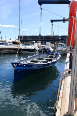 Santa Pola, Alicante, İspanya 13 Aralık 2022, Santa Pola Denizcilik Kulübü.