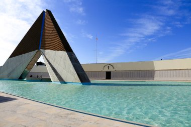Lisbon, Portugal- October 21, 2022: Colossal Monument to Overseas Combatants in Lisbon, Portugal