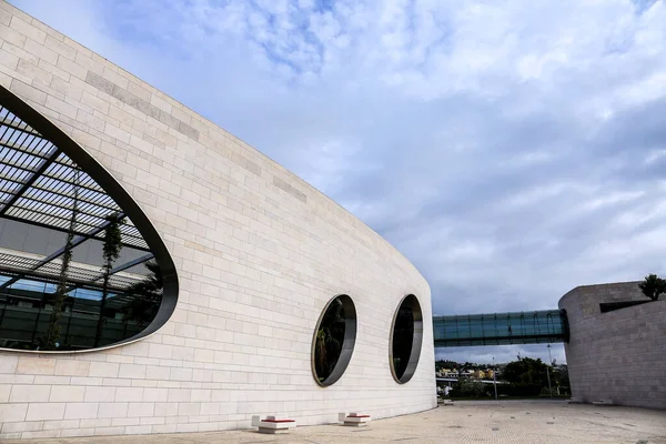 Lisbon Portugal October 2022 Modern Facade Beautiful Design Champalimaud Center — Foto de Stock