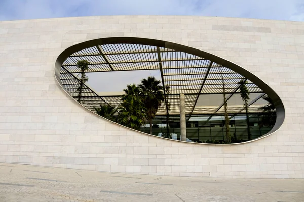 Lisbon Portugal October 2022 Modern Facade Beautiful Design Champalimaud Center — Stok fotoğraf