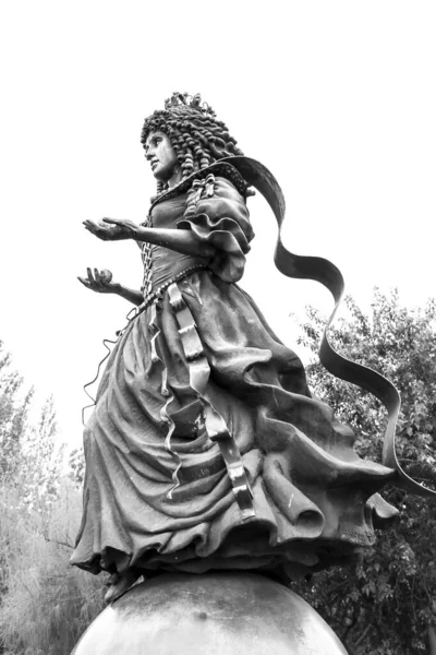 Lisbonne Portugal Octobre 2022 Réplique Statue Reine Catherine Bragance Par — Photo