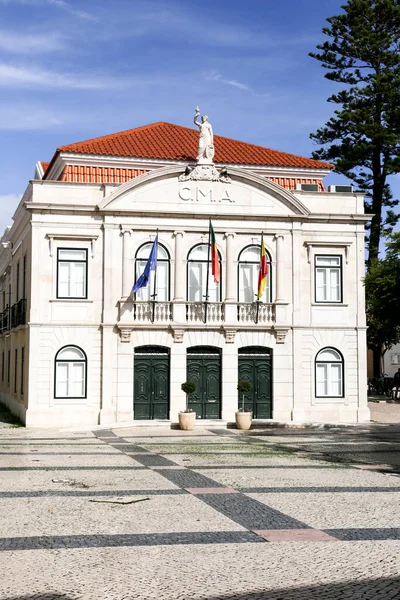 Alcochete Lisbon Portugal October 2022 Beautiful City Hall Alcochete Town — Stock Photo, Image