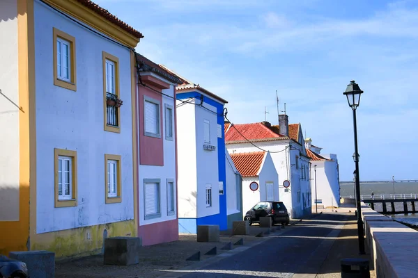 Alchete Lisboa ポルトガル 2022年11月21日 典型的なファサードと狭い通りにあるAlchete Town Lisbon — ストック写真