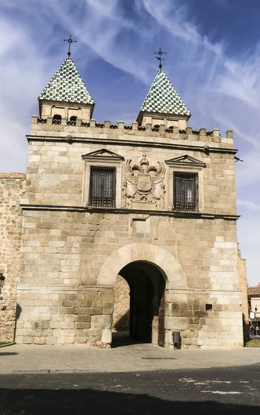 stock image The Puerta de Bisagra of the Old City of Toledo in Spain