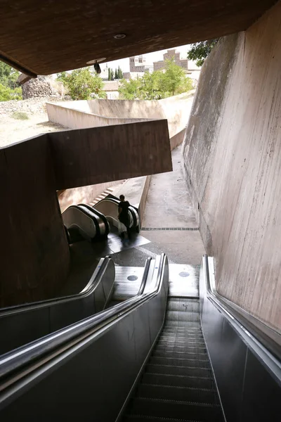 Sistema Escada Rolante Para Subir Descer Colina Toledo Espanha — Fotografia de Stock