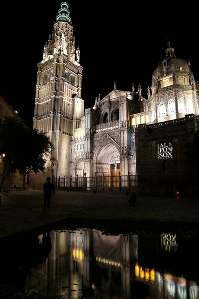 Toledo Hiszpania Października 2022 Katedra Najświętszej Marii Panny Toledo Katedra — Zdjęcie stockowe