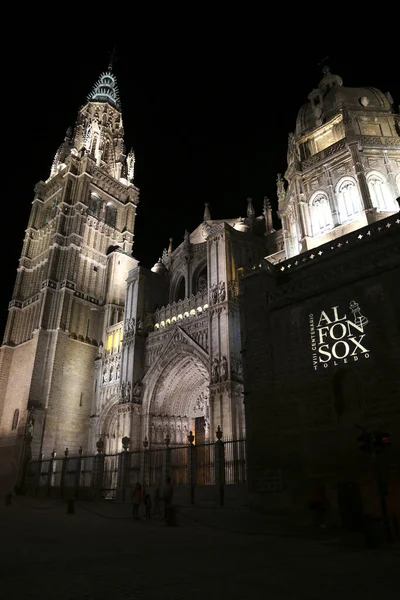 Toledo Hiszpania Października 2022 Katedra Najświętszej Marii Panny Toledo Katedra — Zdjęcie stockowe