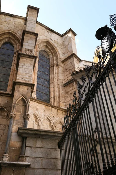 Toledo España Octubre 2022 Portal Puerta Del Reloj Catedral Toledo — Foto de Stock