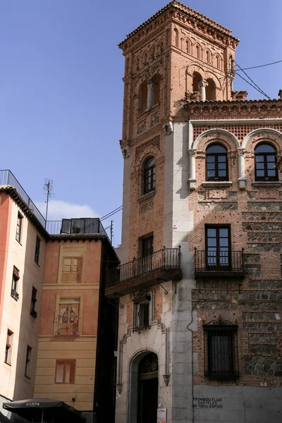 Toledo Spanien Oktober 2022 Enge Gassen Und Historische Fassaden Der — Stockfoto