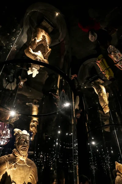2023年4月14日 西班牙阿利坎特 在阿利坎特考古博物馆举办的兵马俑展览 — 图库照片