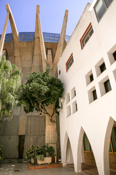 Javea Alicante Spanje Mei 2023 Moderne Architectuur Van Kerk Van — Stockfoto