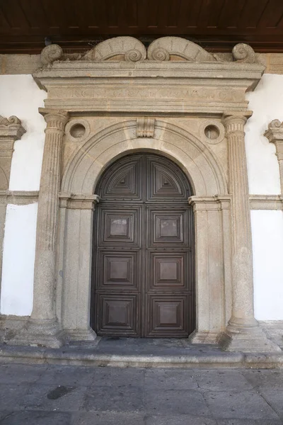 Evora Portugalia Października 2022 Piękne Wejście Kościoła Graca Mieście Evora — Zdjęcie stockowe