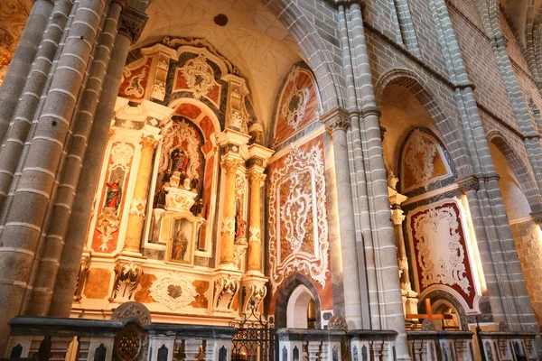 Evora Portugal Oktober 2022 Interieur Van San Francisco Kerk Het — Stockfoto
