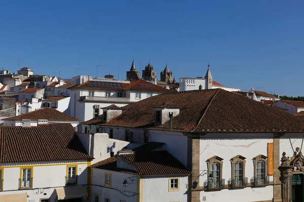 ポルトガルのエヴォラ 2022年10月10日 エヴォラの旧市街のパノラマビュー — ストック写真