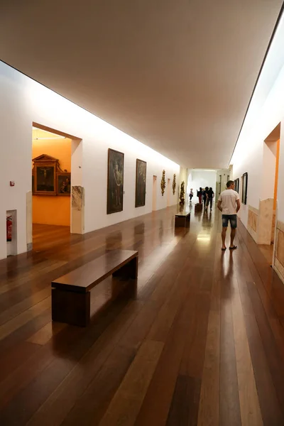 Evora Portugal Oktober 2022 Korridoren Det Heliga Konstmuseet Med Bilder — Stockfoto