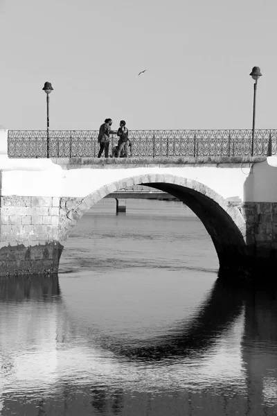 Tavira Portugal Octobre 2022 Pont Pierre Ponte Romana Dans Vieille — Photo