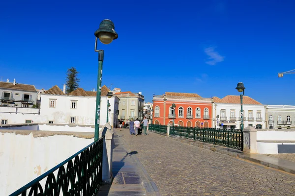 Tavira Portugália Október 2022 Kilátás Tavira Város Gyönyörű Gilao Folyó — Stock Fotó
