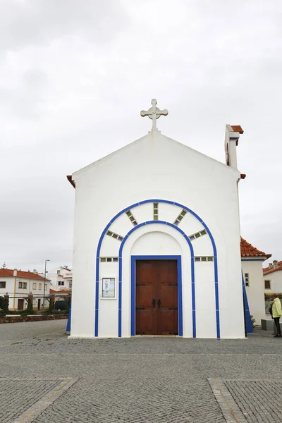 Zambujeira Mar Portogallo Ottobre 2022 Cappella Cattolica Zambujeira Mar — Foto Stock