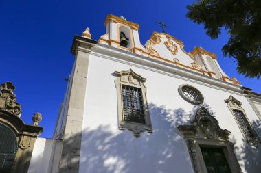 Portekiz 'in Tavira şehrindeki Saint Francis Kilisesi cephesi
