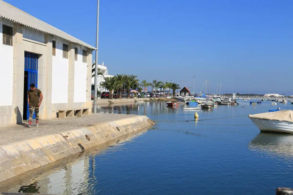 Ταβίρα Πορτογαλία Οκτωβρίου 2022 Μαρίνα Και Αλιευτικό Λιμάνι Στην Περιοχή — Φωτογραφία Αρχείου