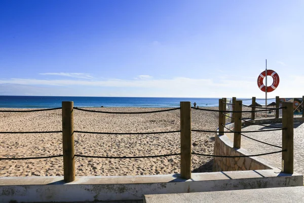 Vila Bispo Portugal Oktober 2022 Schöner Strand Von Salema Einem — Stockfoto