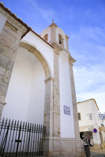 Lagos Algarve Portugal October 2022 Beautiful Facade Santo Antonio Church — Stock Photo, Image