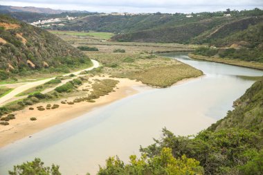 Portekiz, Ohexe 'deki Seixe Nehri' nin Nehir Kenarı manzarası