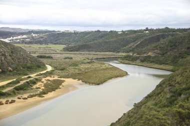 Portekiz, Ohexe 'deki Seixe Nehri' nin Nehir Kenarı manzarası