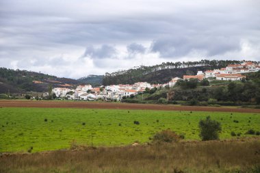 Portekiz, Ohexe 'deki Seixe Nehri' nin Nehir Kenarı manzarası
