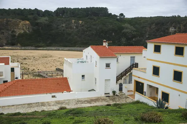 Aljezur Algarve Portugal Octubre 2022 Hermosa Playa Monte Clerigo Con — Foto de Stock